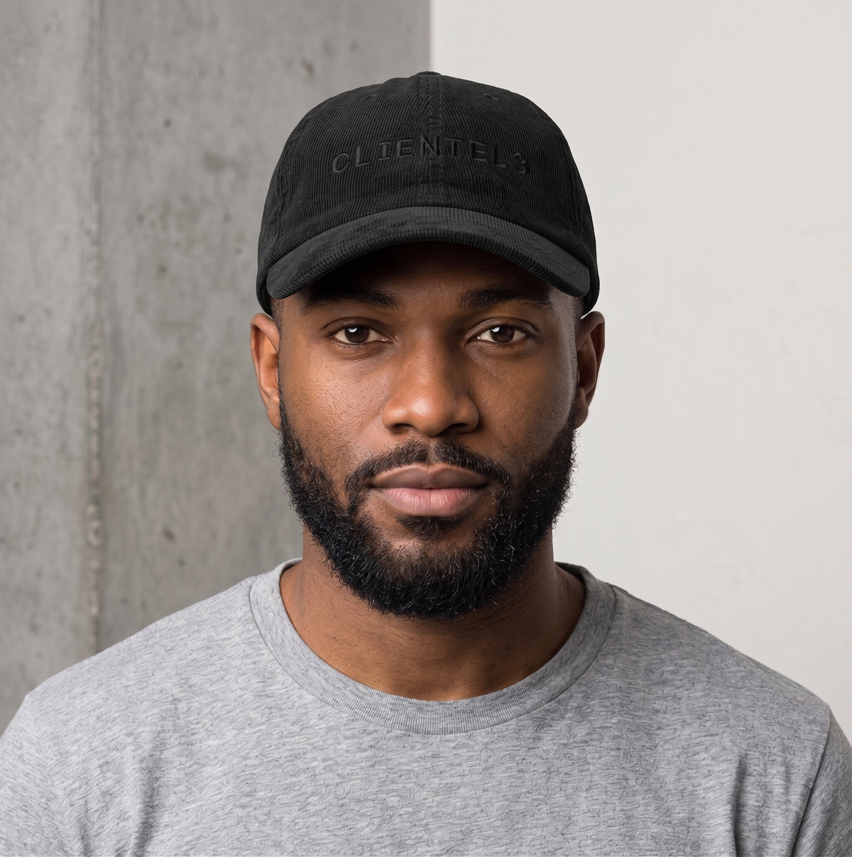 C3 Black on Black Corduroy Dad Hat