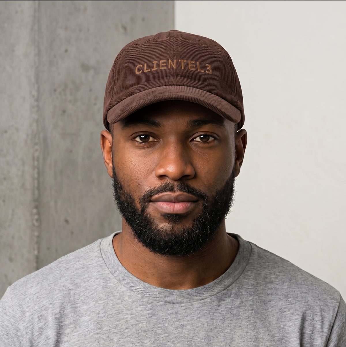 C3 Brown on Brown Corduroy Dad Hat